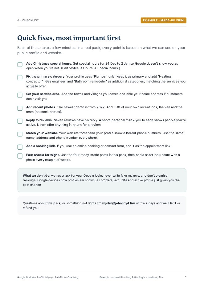 Example pack page 5